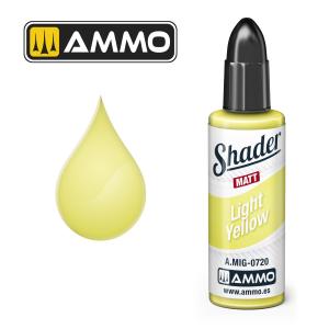 AMMO of MIG: MATT SHADER Light Yellow 10mL