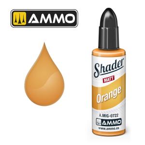 AMMO of MIG: MATT SHADER Orange 10mL