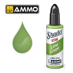 AMMO of MIG: MATT SHADER Lime Green 10mL