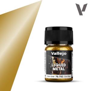 Vallejo Liquid Gold Alcohol-based metallics Rich Gold 35 ml