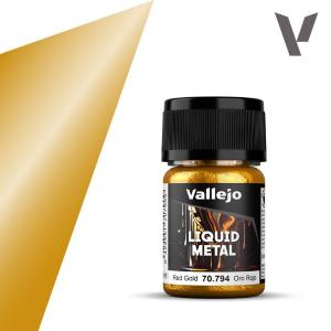 Vallejo Liquid Gold Alcohol-based metallics Red Gold 35 ml