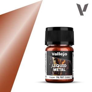 Vallejo Liquid Gold Alcohol-based metallics Copper 35 ml