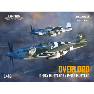 EDUARD: 1/48; D-DAY MUSTANGS  / P-51B MUSTANG  DUAL COMBO, Limited edition of the kit of the famous US fighter aircraft  P-51B Mustang