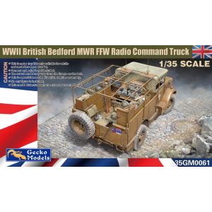 GECKO: 1/35; WWII British Bedford MWR FFW Radio command truck