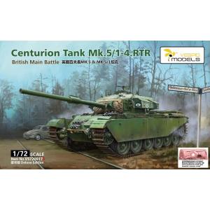 Vespid Models: 1/72; Centurion Tank Mk.5/1-4.RTR British Main Battle 3D print Centurion  tank gun mantlet canvas cover Metal barrel +Metal tow cable