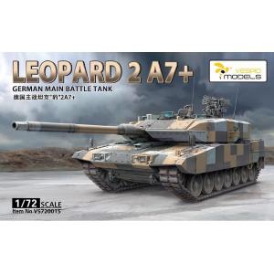 Vespid Models: 1/72; German Main Battle Tank Leopard 2 A7 + Metal barrel + Metal tow cable