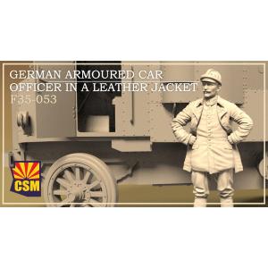 Copper State Models: 1/35; German Armoured Car Officer in a Leather Jacket