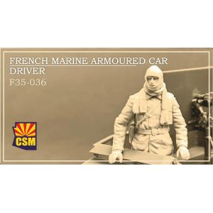 Copper State Models: 1/35; French marine armoured car driver
