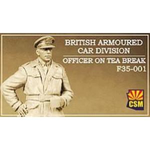 Copper State Models: 1/35; British Armoured Car Division Officer on Tea Break