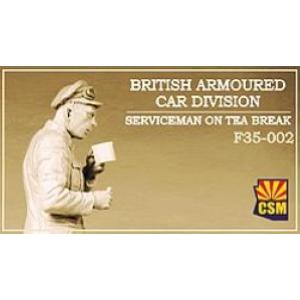 Copper State Models: 1/35; British Armoured Car Division Serviceman on Tea Break
