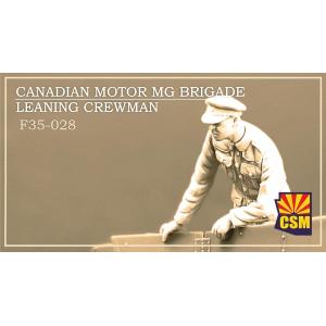Copper State Models: 1/35; Canadian Motor MG Brigade Leaning Crewman