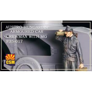 Copper State Models: 1/35; Austro Hungarian Armoured Car Crewman with MG