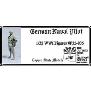 Copper State Models: 1/32; German Naval pilot