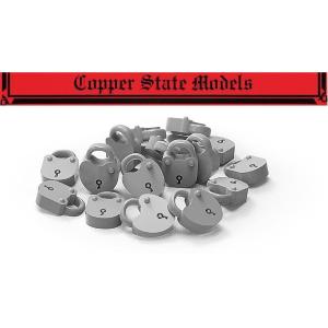 Copper State Models: 1/35; Set of padlocks x 24