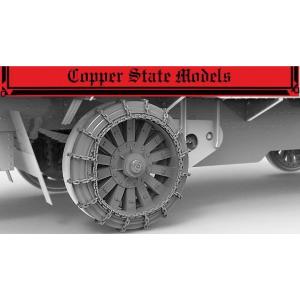 Copper State Models: 1/35; Garford-Putilov chained rear wheels
