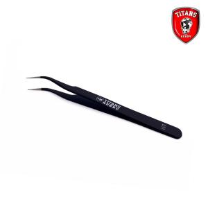 TITANS HOBBY: Precision tweezer type 4 with narrow curved tips