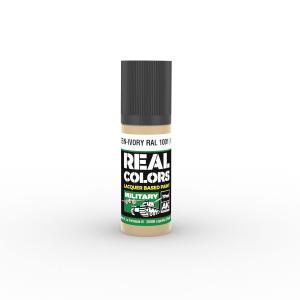 AK INTERACTIVE: Real Colors Elfenbein-Ivory RAL 1001 (Interior Color) 17 ml.