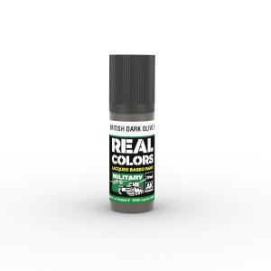 AK INTERACTIVE: Real Colors British Dark Olive Green PFI 17 ml.