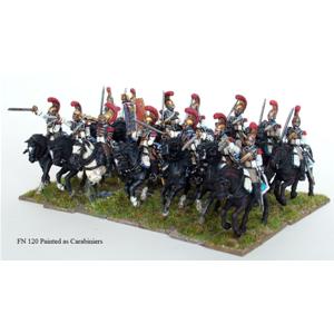 Perry Miniatures: 28mm; Plastic French Napoleonic Heavy Cavalry box set (Cuirassiers/Carabiniers, 14 figures)