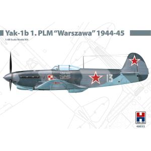 Hobby 2000: 1/48; Yak-1b 1. PLM Warszawa 1944-45 - (Accurate Miniatures + Cartograf + Masks)