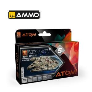 AMMO of MIG: ATOM Gravity Set 5 - Grey (6 colori per set)