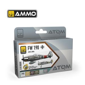 AMMO of MIG: ATOM FW 190 Colors Set (6 colori per set)