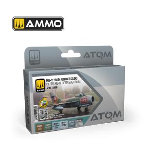 AMMO of MIG: ATOM MIG-17 Polish Air Force Colors Set (6 colori per set)