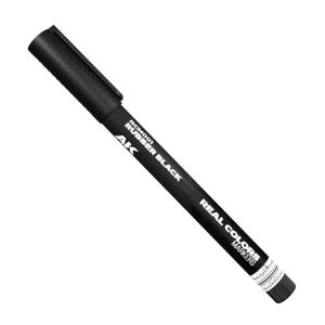AK INTERACTIVE: REAL COLORS MARKERS RUBBER BLACK