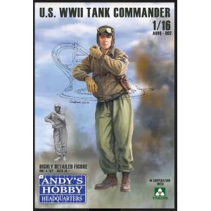 ANDYS HHQ: 1/16; US WWII Tank Commander Figure (full body)