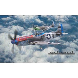 EDUARD: 1/72; ACES OF THE EIGHTH DUAL COMBO Limited edition kit of WWII US fighter aircraft P-51D