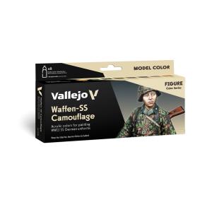 Vallejo Model Color Figure set Waffen SS Camouflage by Jaume Ortiz 8 colori da 18ml