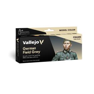 Vallejo Model Color set German Field Grey Uniform by Jaume Ortiz 8 colori da 18ml