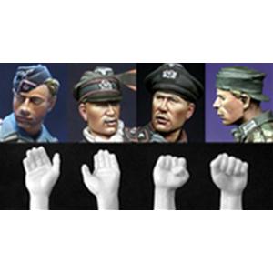 Alpine Miniatures: 1/35; Panzer Crew Heads & Hands