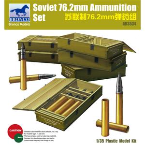 Bronco Models: 1/35; Soviet 76.2mm Ammunition Set