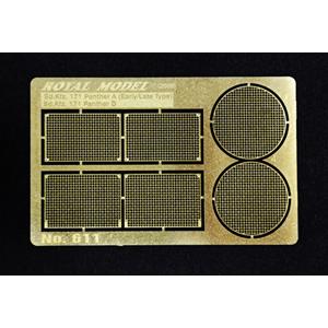 Royal Model: 1/35; "Engine grill screen" Panther A/D