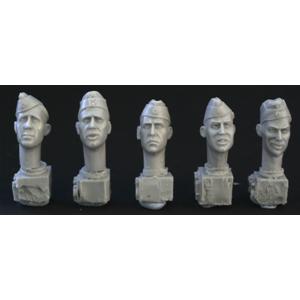 HORNET: 5 heads, Ger. sidecaps, various