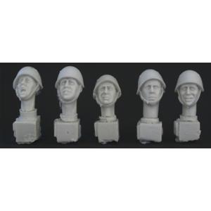 HORNET: 5 heads, Italian WW2 helmet