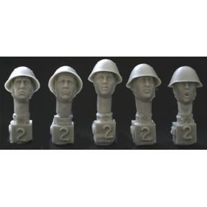 HORNET: 5 heads, East German helmet