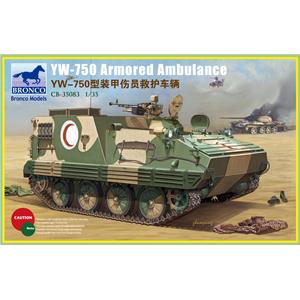 Bronco Models: 1/35; YW-750 Armored Ambulance Vehicle