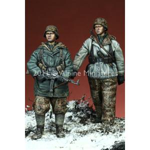 Alpine Miniatures: 1/35; WSS Grenadier Late War Set 2 figures