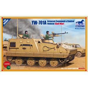 Bronco Models: 1/35; cingolato corazzato YW-701A versione Comando e Controllo (guerra del Golfo)
