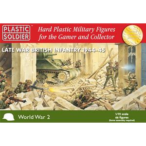 PLASTIC SOLDIER CO: 1/72 Late War British Infantry 1944-45