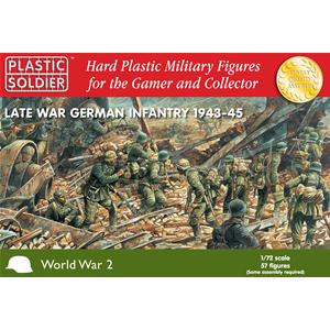 PLASTIC SOLDIER CO: 1/72 Late War German Infantry 1943-45