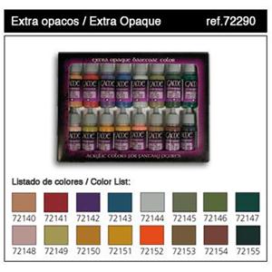 Vallejo Game Color: astuccio da 16 colori Extra Opachi