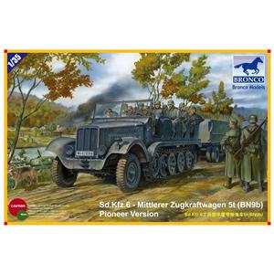 Bronco Models: 1/35; SdKfz 6 - Mittlerer Zugkraftwagen 5t (BN9b) Pioneer Version