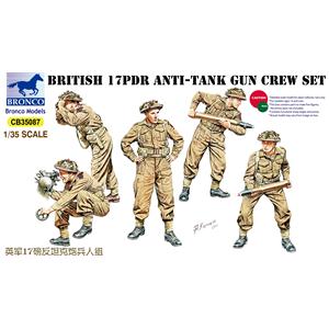 Bronco Models: 1/35; 17pdr Anti-Tank Gun Crew set