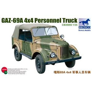 Bronco Models: 1/35; auto GAZ69A