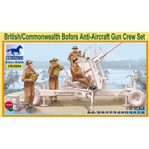 Bronco Models: 1/35; artiglieri Inglesi/Commonwealth per cannone Bofors (6 fig.)