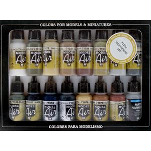 Vallejo Paint 17ml Bottle Specialist Game Color Paint Set (16 Colors)